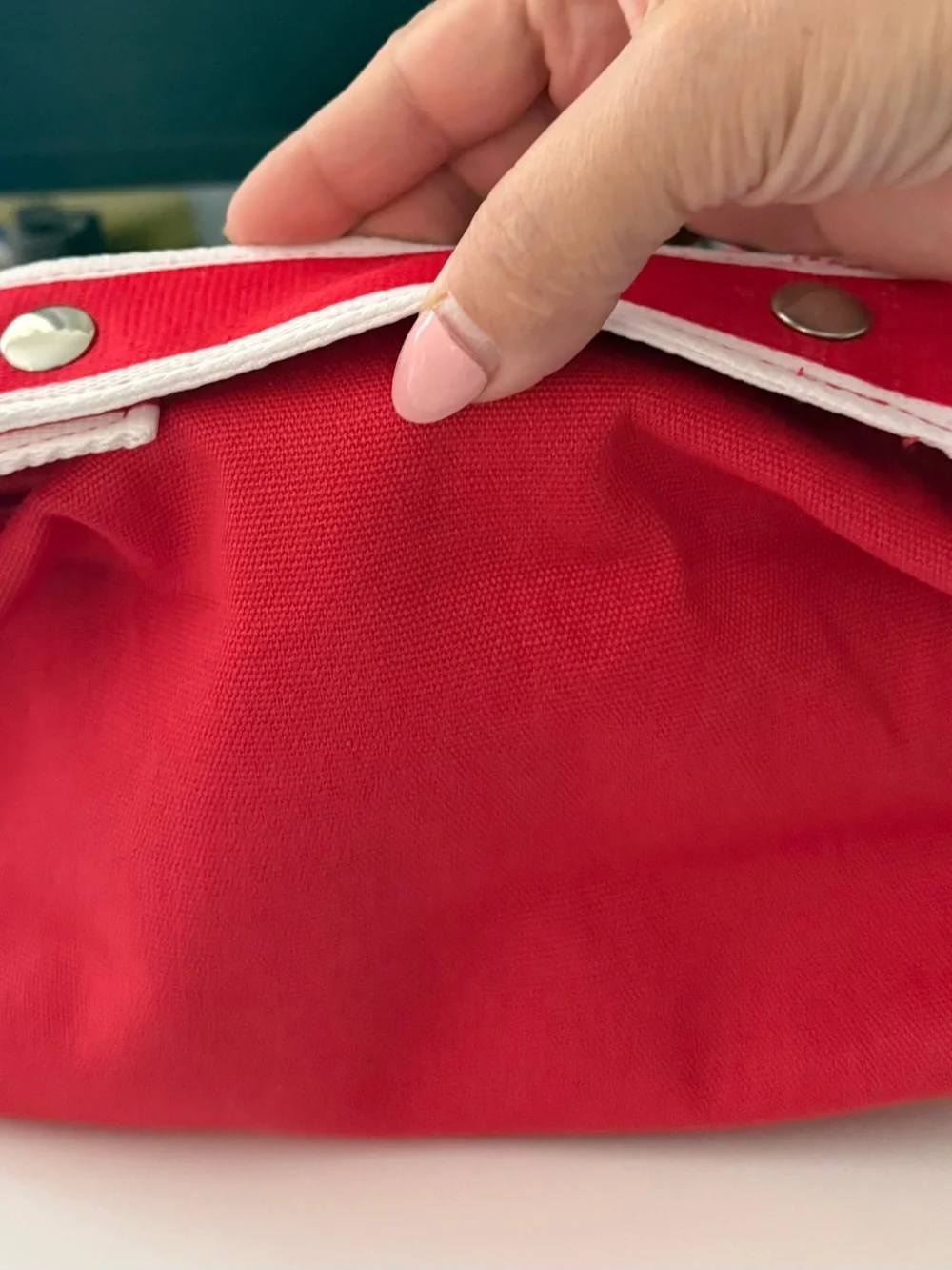 Exponent Red Canvas Cosmetic Case